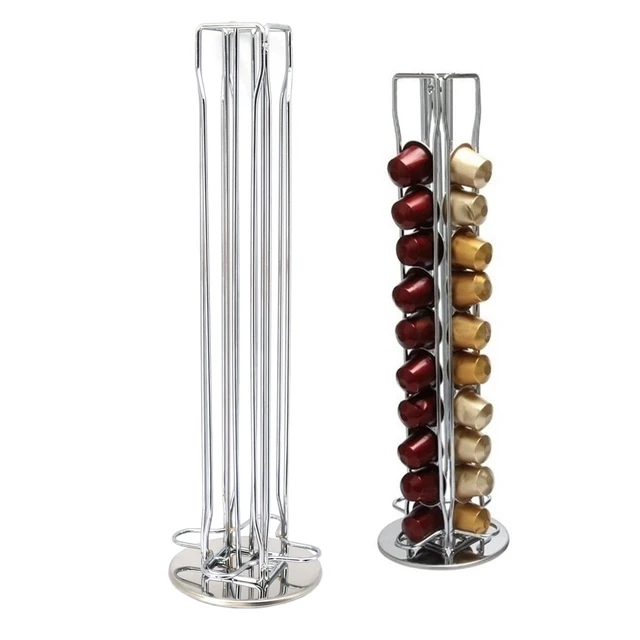 Cheap 360 Degree Rotation Coffee Capsule Pod Holder for Storage 40 Cups Nespresso Capsules Cheap 360 Degree Rotation Coffee Capsule Pod Holder for Storage 40 Cups Nespresso Capsules