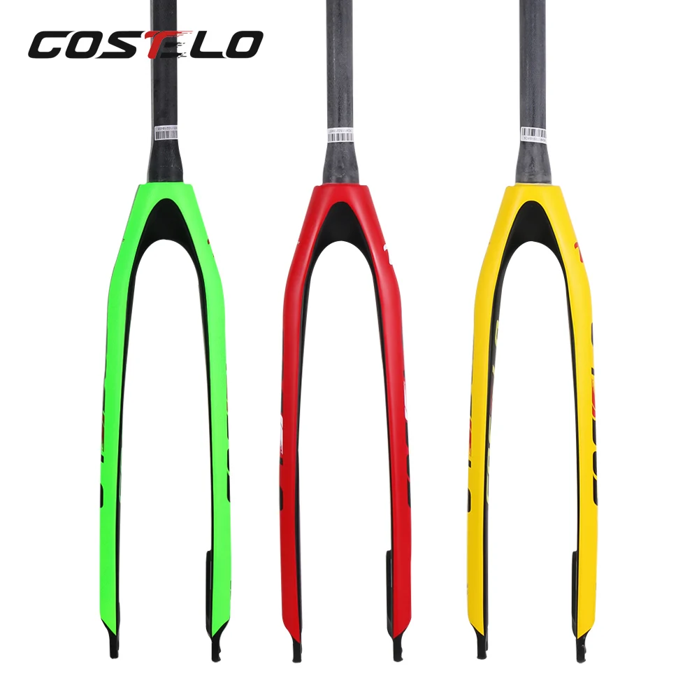 2017 costelo 26er الكربون mtb شوكة 27.5er 650b 29er الدراجات الجبلية جامد للدراجة أجزاء دراجات الجبهة القرص روك شوكس ل