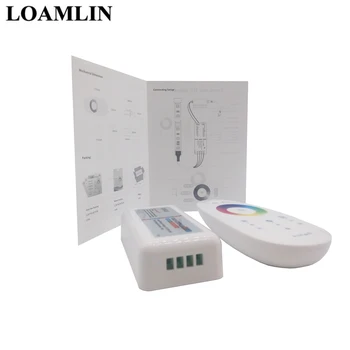 

2.4G RGB Led Controller Touch Screen RF Remote Control For 3528 5050 RGB Led Strip DC12-24V