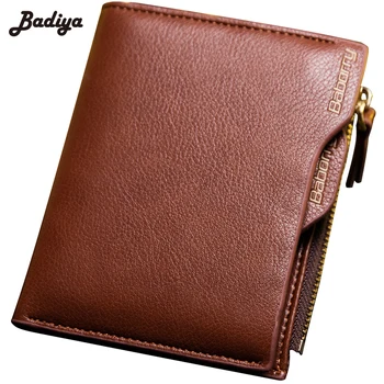 

Ultra Thin Men's RFID Solid Short Wallet Bifold PU Leather Anti Degaussing Wallets Multi-Card Holder Male Coin Purse