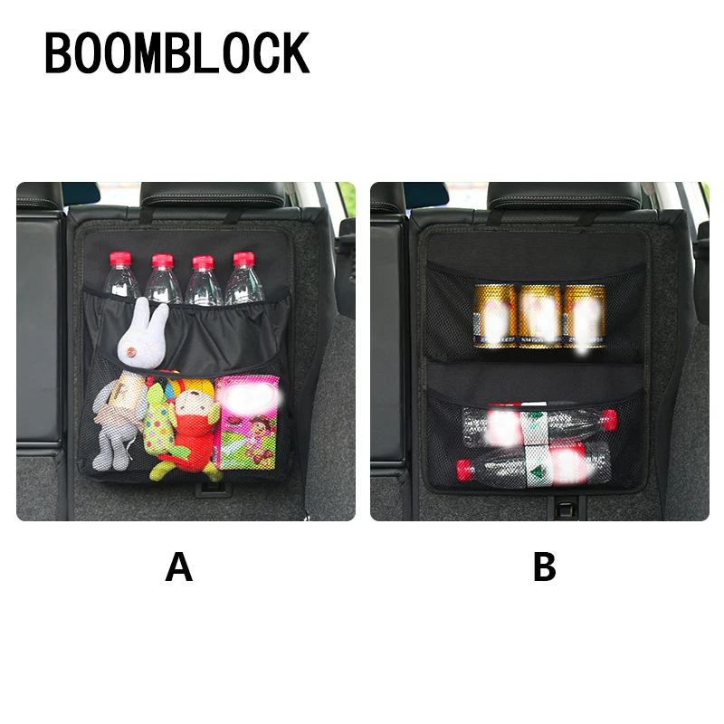 BOOMBLOCK 1set Car Rear Trunk Seat Storage Baggage For Audi A4 A3 A6 C6