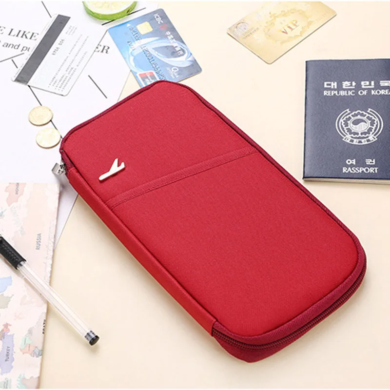 Passport Cover Travel Credit ID Card Holder Cover Money Wallet Document Organizer Men Women Multifunction Passport Bag PC0050 (10)