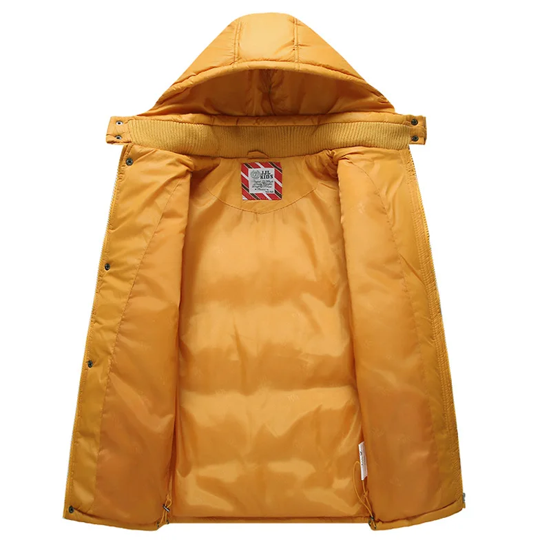 Roupas à Prova de Vento à Prova Outono e Inverno Crianças Outerwear Cabolsa Quente Desportivo Dwaterproof Água Engrossar Meninos Meninas Algodão-acolchoado Jaquetas Mod. 255094 10 Cheap Jaquetas e casacos