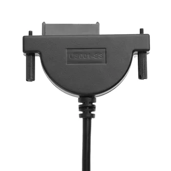 

NEW For Laptop CD/DVD ROM Slimline Drive 480Mbps USB2.0 To Mini SATA 7+6 13Pin Adapter Converter Cable