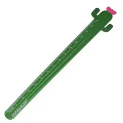 Règle en métal Cactus vert 15cm, joli signet créatif, papeterie scolaire, cadeau promotionnel 