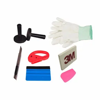 

Pro Tool kit Combo Car Wrap Vinyl Tool Kit Squeegee Razor Glove DIY