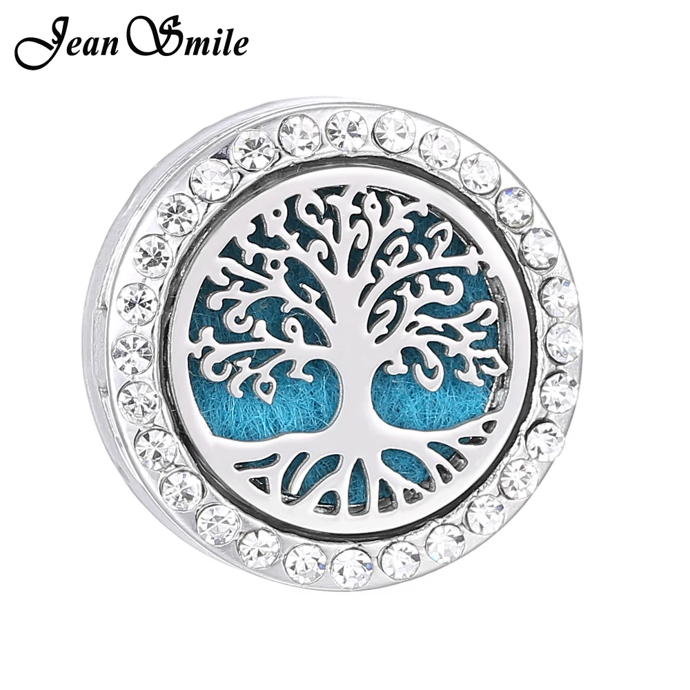 

New Aromatherapy 18mm Snap Buttons Perfume Locket Magnetic Stainless Steel Essential Oil Diffuser Snap Button Bracelet Jewelry