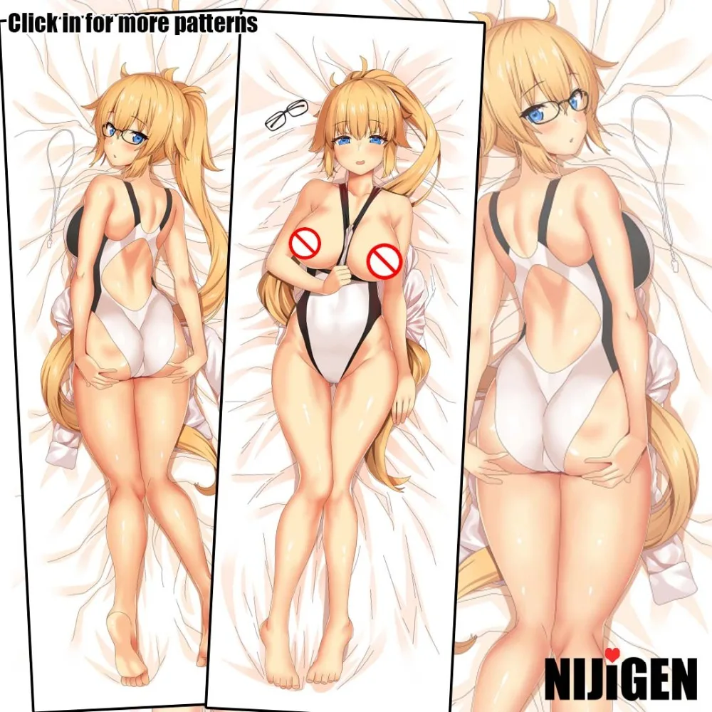 

Fate Grand Order Joan of Arc Sexy 18R Cute Anime Dakimakura Decorative Pillow Case Cover Hugging Body