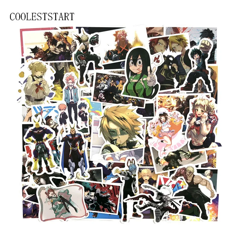 50 قطعة/الوحدة بطلي الأكاديمية أنيمي ملصق للأمتعة محمول لوح التزلج سيارة دراجة ظهره صائق Pegatinas لعبة ملصقات