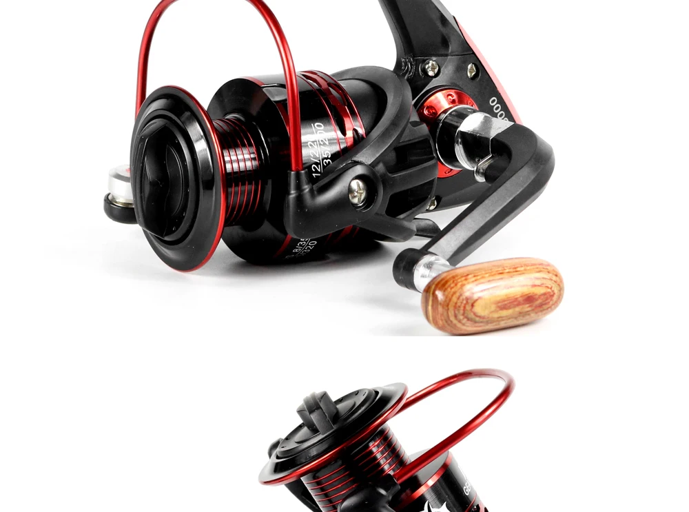 Carretel de Pesca Bobina de Metal Rolamento de Esferas Barco de Pesca 12 Yumoshi New Spinning Jx1000 7000 Série 5.5: 1 Molinete Rocha Roda Carretel 11 Yumoshi nova fiação carretel de pesca bobina