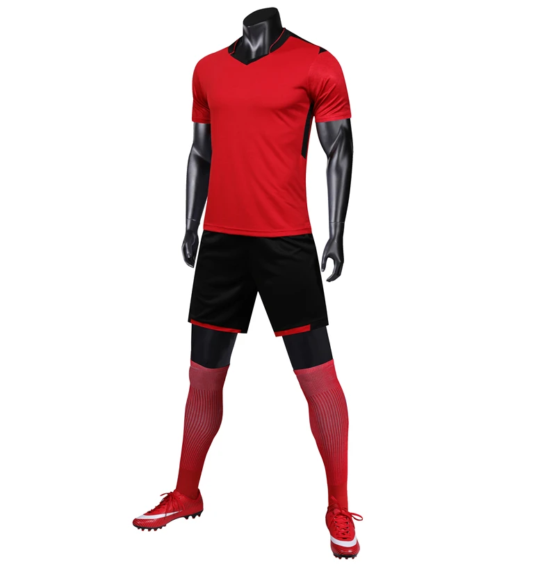 Soccer Jerseys Set Men Boy Survetement Football Uniforms Kit Blank Adult Soccer Jerseys Suit Print Soccer Training Uniforms