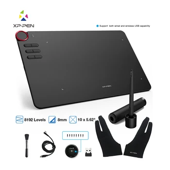 شراءXP-Pen ديكو 03 اللاسلكية 2.4G الرسومات لوح رسم لوح لوحي رقمي اللوحة مع 8192 مستويات بطارية خالية من قفاز القلم