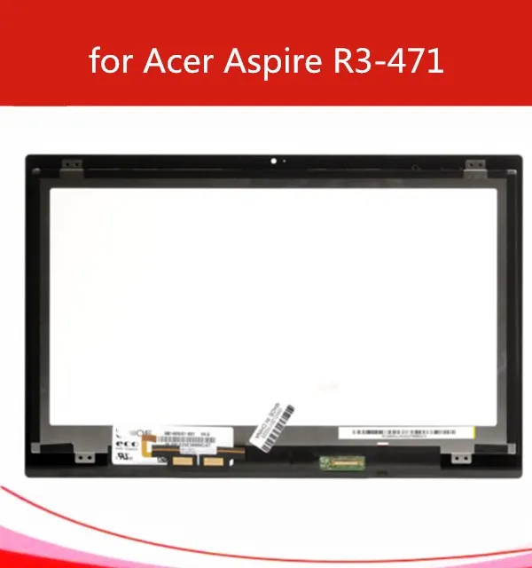 

Free shipping new Original 14" Touch LCD screen For Acer Aspire R14 R3-471 R3-471T r3-431Touch LED LCD Screen Digitizer Assembly