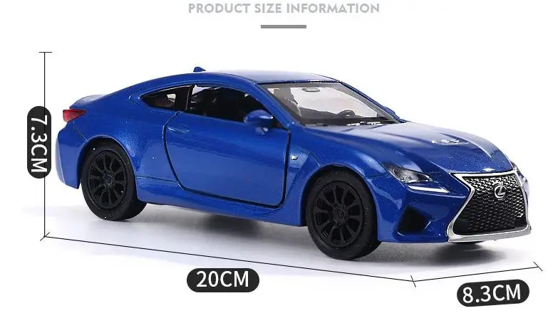 Высокая имитация суперкара масштаб 1:36 сплав тянуть обратно RC F supercars коллекция