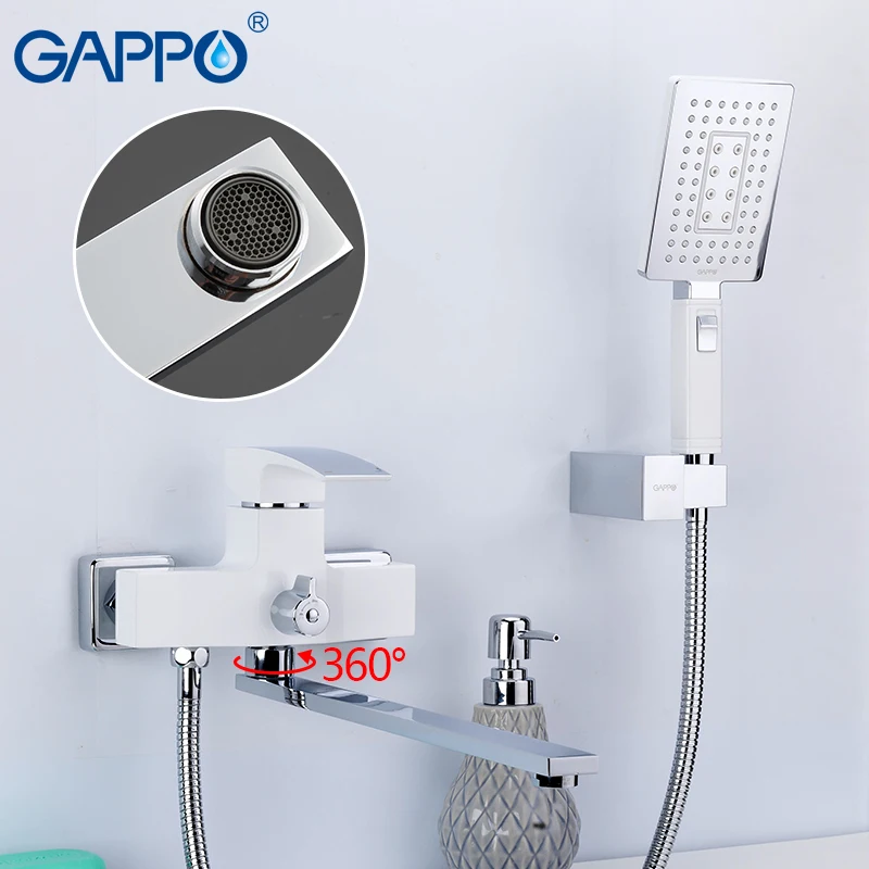 GAPPO bathtub faucet mixer bathroom shower faucet set Wall mounted bath