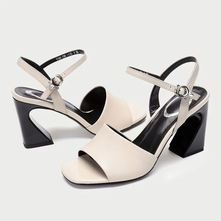 {zorssar} Sandalen 2018 Schuhe New Sommer Kleid Heels Party Offene Echtes spitze Tops Leder BeigeSchwarz Frauen Bridle Ankle sdrChQt