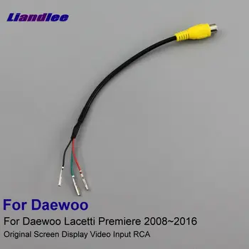 

Liandlee For Daewoo Lacetti Premiere 2008~2016 Original Input RCA Wire Rear Camera Switch Adapter Connector Cable