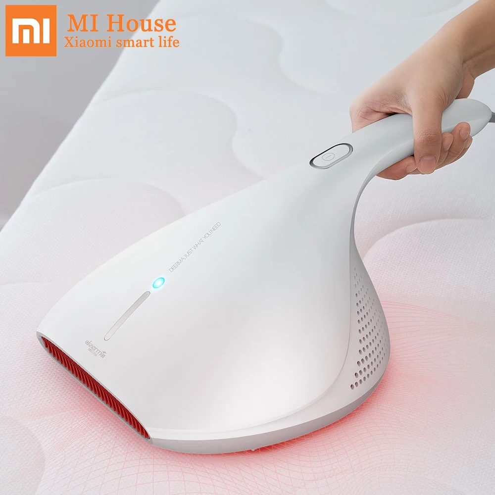 Пылесос Xiaomi Mijia Deerma Mites ручной пылесос с УФ лампой для удаления клещей Мощное