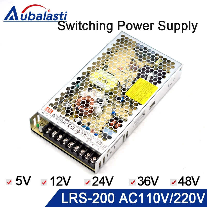 Meanwell Питание LRS 200 импульсный источник питания 5V 12V 24V 36V 48V использовать для