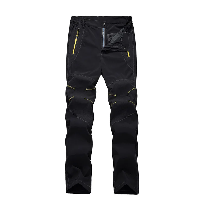 Мужские быстросохнущие брюки водонепроницаемые альпинистские для походов кемпинга 9980