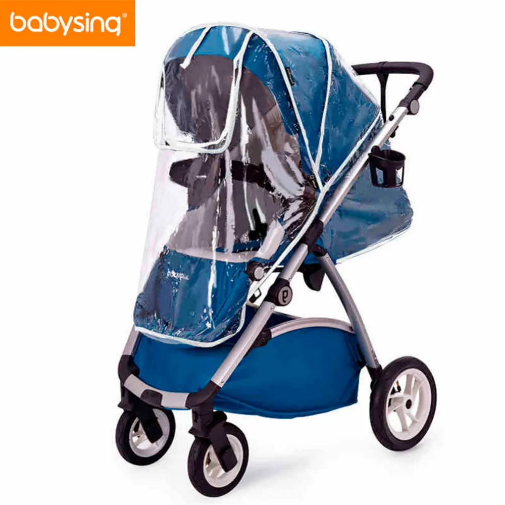 Babysing Baby Stroller Rain Cover Pram Accessories Raincoat Free