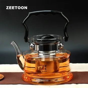 

800ml/1200ml Creative Teapot High Borosilicate Glass Top-handle Pot / Office Tea Ceremony Drinkware Coffee Milk Juice Kettle