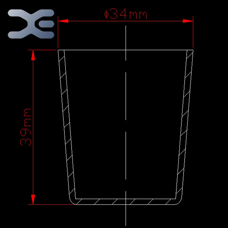 

Pyrolytic Graphite Crucible for Melting Metal 20ML Gas Torch for Melting Gold Diameter 34mm*H39mm Creuset Pour Fonderie