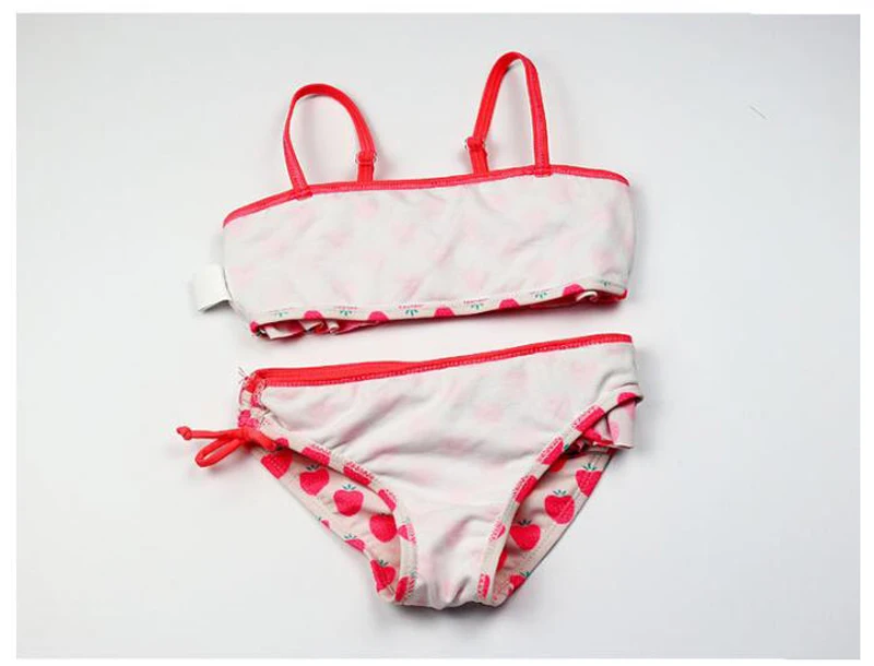2018 New Summer Multilayer Triangle Swimwear Flowers Bikini Children's Swimwear Girls Split Bikini Kids Cake Layer Swimsuit (12)