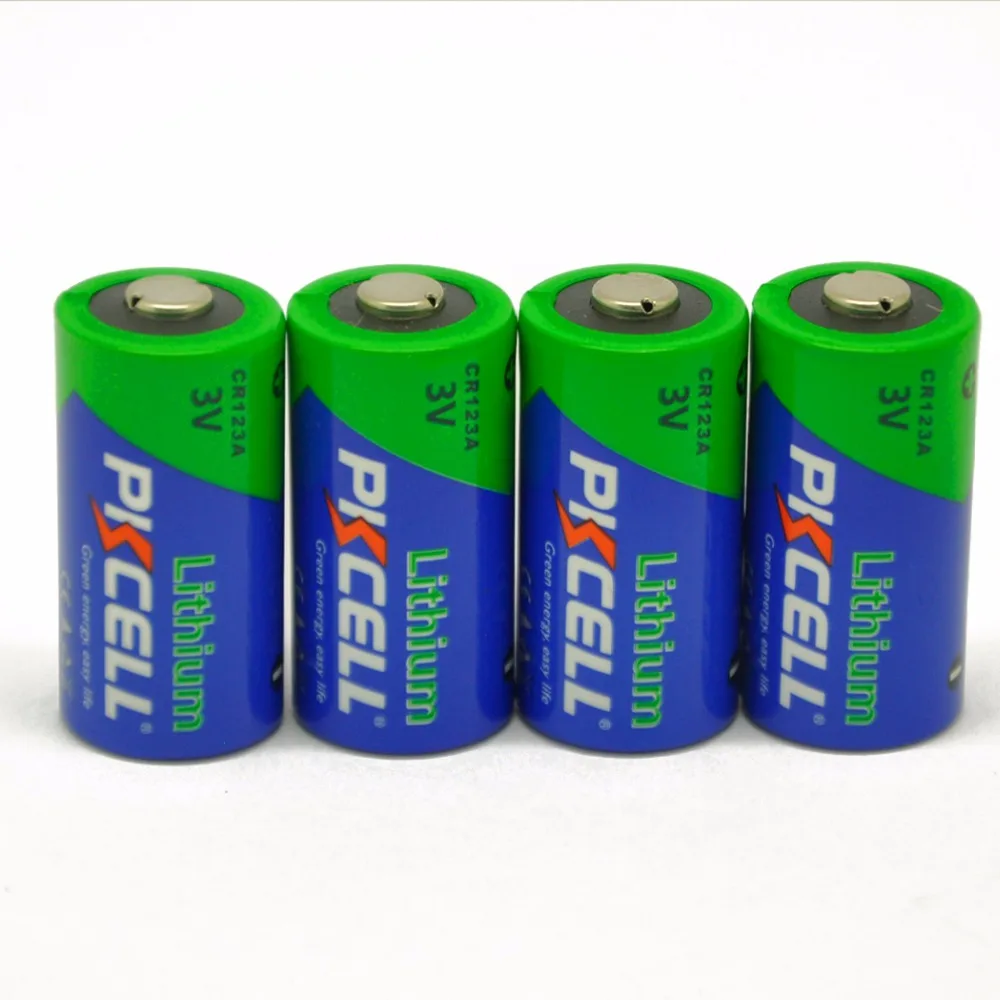 US $161.75 100 x PKCELL 3V CR123A Lithium Batteries CR123 123A 16340 CR17345 NonRechargeable Battery For Camera Flashlights Torch