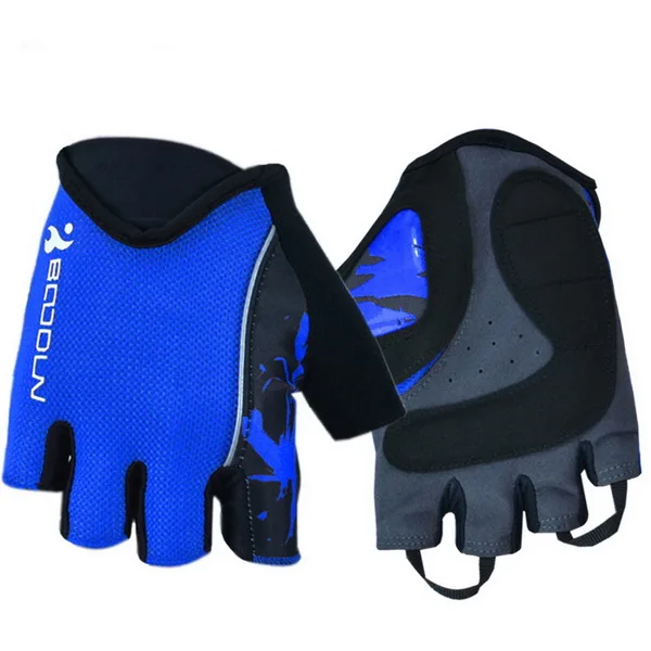 Велоспорт Перчатки Дышащий Открытый Горный Велосипед Специальные Перчатки Спортивные Перчатки для Мужчин Женщин 0051 - Цвет: Синий