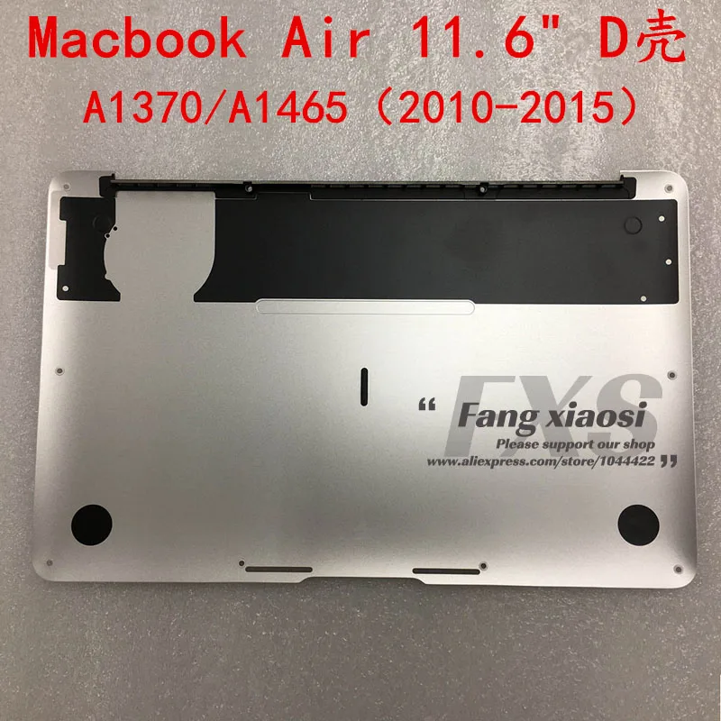 Оригинальные новые для Mac book Air 11," A1465 A1370 задняя крышка Цвет Серебристый 2010