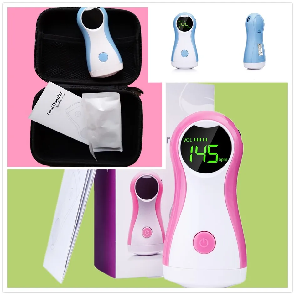 

Fetal Doppler YK-90C Fetal Heart Rate Detection Device Easy to use for Home FHR Portable Ultrasonic Diagnostic Baby LCD Screen