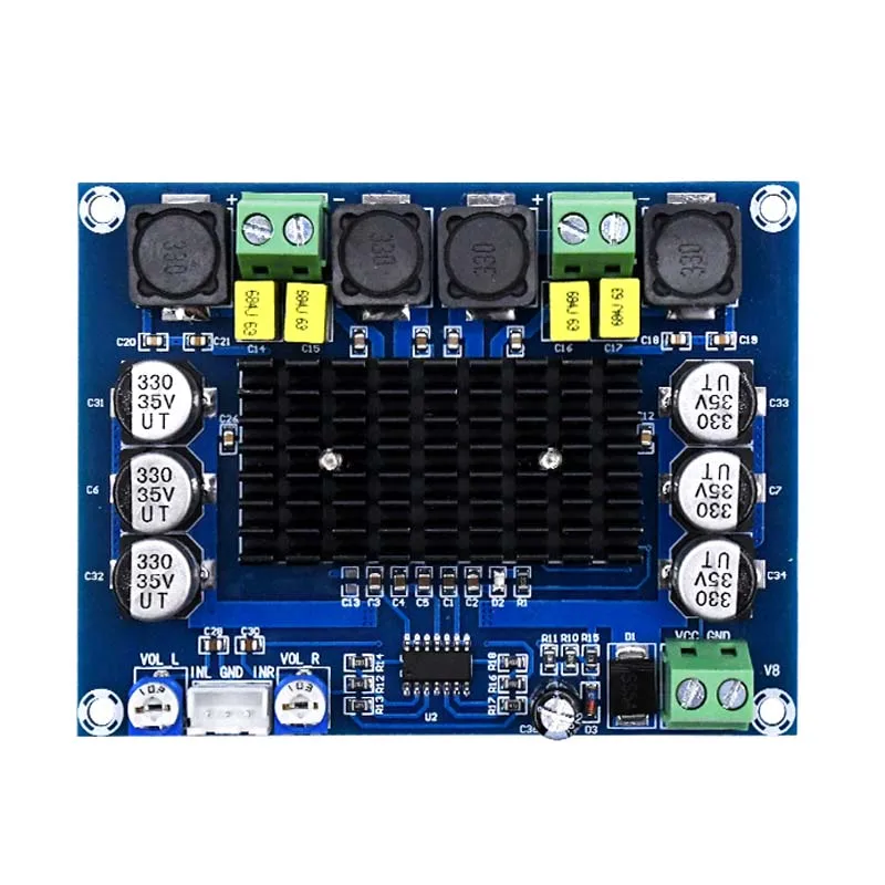 Lusya TPA3116D2 двухканальный стерео цифровой аудио усилитель мощности плата HiFi мощность 120 Вт* 2 DC 24 В XH-M543 C3-002