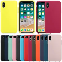 

Have LOGO Silicone Case For iPhone 7 8 Plus Phone Cover For iPhone X 6 6S Plus 5 5S SE Case Official Silicon With Retail Box