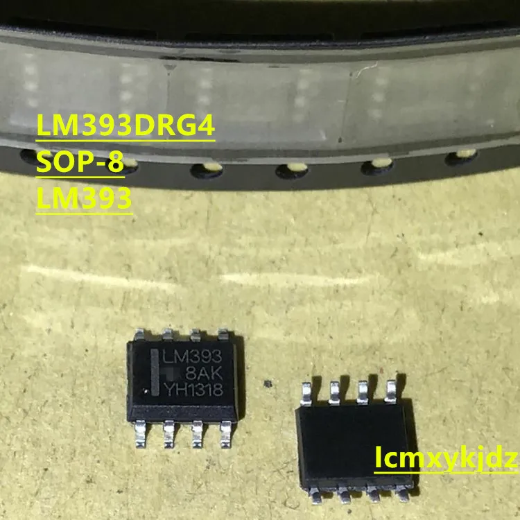 10 шт./лот, LM393DR LM393 СОП-8, новый Oiginal код новые оригинальные Бесплатная доставка Быстрая доставка
