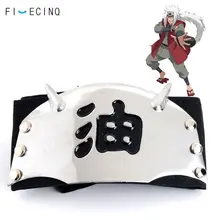 Cinta para la cabeza de Jiraiya, accesorios de disfraz de Anime, sombrero de niño y adulto, cinturón de cabeza Ninja negro, accesorios divertidos para regalo