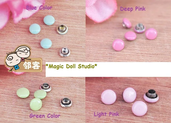 

[DIY002] 100pcs/lot 3mm DIA Rivet fit for DIY doll clothes accessories doll clothes buttons DIY Mini Metal Rivet for sale