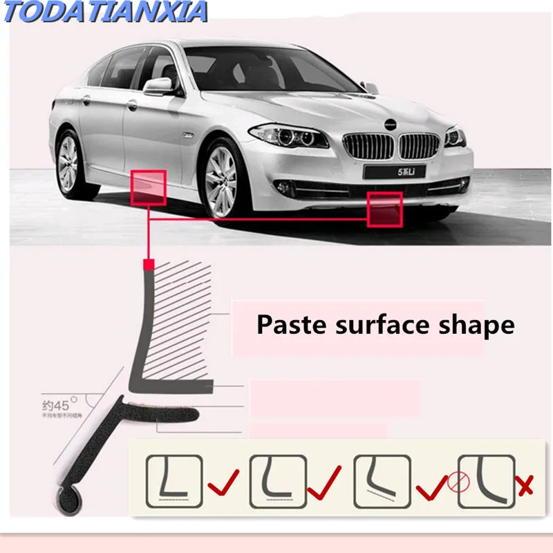 Автомобиль протекторы переднего бампера для губ Splitter для Acura MDX RDX TSX Seat Leon Ibiza Toledo Saab 9-3 9-5 93 Infiniti q50 FX35 G35 G37