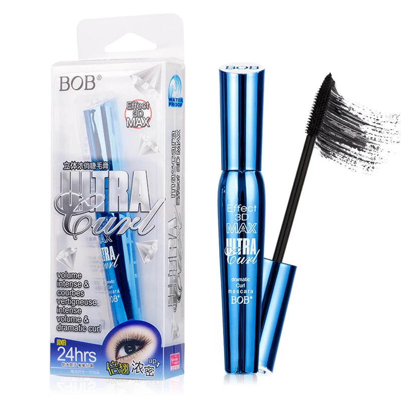 

BOB 3d Mascara Rimel Fiber Mascara Makeup Ink Gel Natural Waterproof Eyelash Mascara Tubes Curling Cosmetics Eye Makeup TSLM1