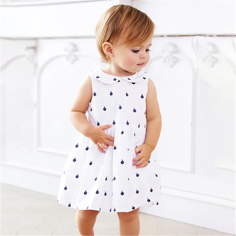 

Little Maven 2019 Summer New Short sleeve Kids Girls Clothes Children kids girl Flower print beach Vest dress Dresses 2-7 Years
