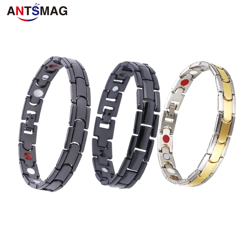 1-Pcs-Women-Men-Magnetic-Bracelet-Magnet-Chain-Alloy-Anti-snoring-Healthcare