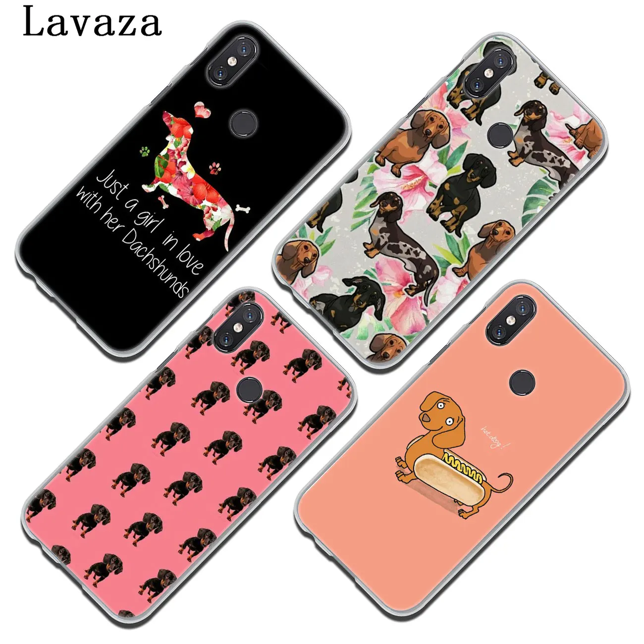 Милый жесткий чехол для телефона Lavaza с таксом и собаками Xiaomi Redmi 8A 7A 6A 5A K20 K30 Note 8 8T 7