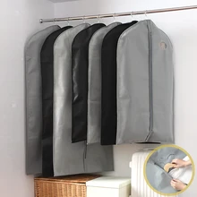 Чехол для одежды для защиты от пыли нетканый тканевый чехол для домашнего подвешивания пальто костюм Защита сумка для хранения шкаф Органайзер
