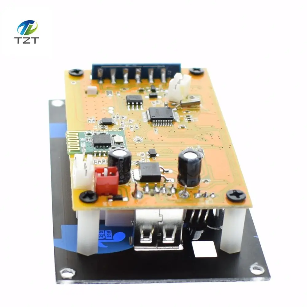 1 шт. 12 В лирическое шоу Bluetooth MP3 декодирующая Плата USB/SD/AUX/FM DIY декодер плата для