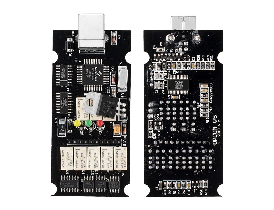 OP COM V1.78/V1.99 с реальным PIC18F458 FTDI FT232RL чип OBD2 диагностический инструмент OP-COM для Opel, opcom может быть обновление вспышки