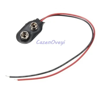 

5pcs/lot 9v Battery Snap Connector Clip Lead Wires Holder