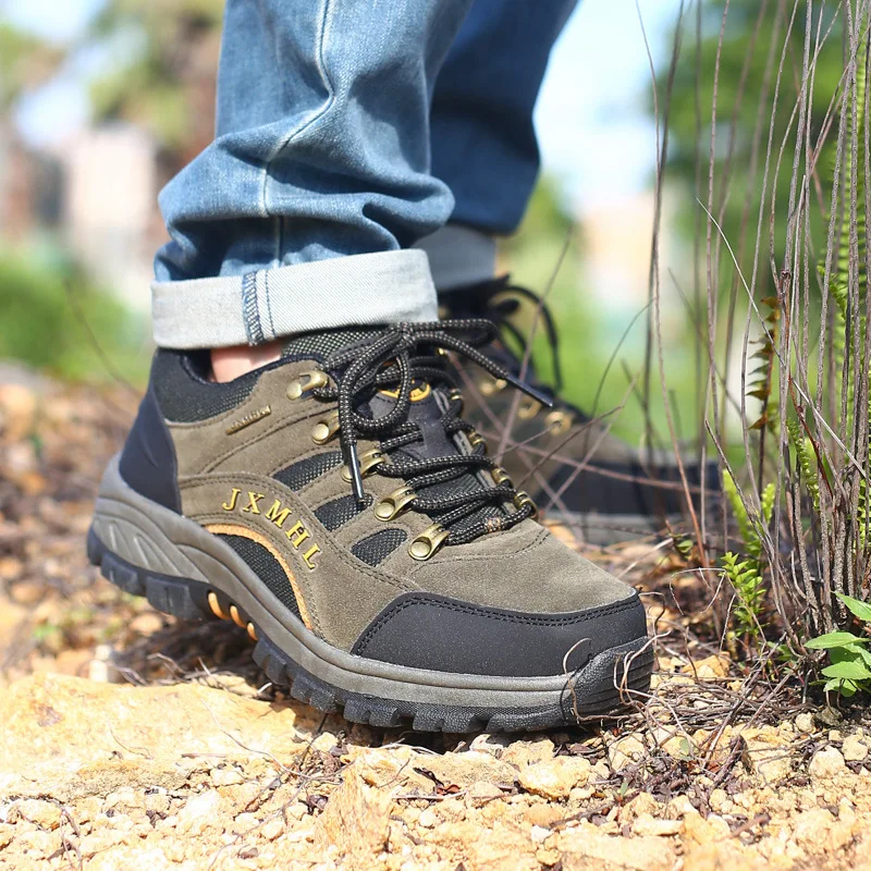 Joomra мужские треккинговые ботинки ветрозащитные водонепроницаемые треккинговые кожаные ботинки обувь для альпинизма и рыбалки новая популярная дышащая Уличная обувь