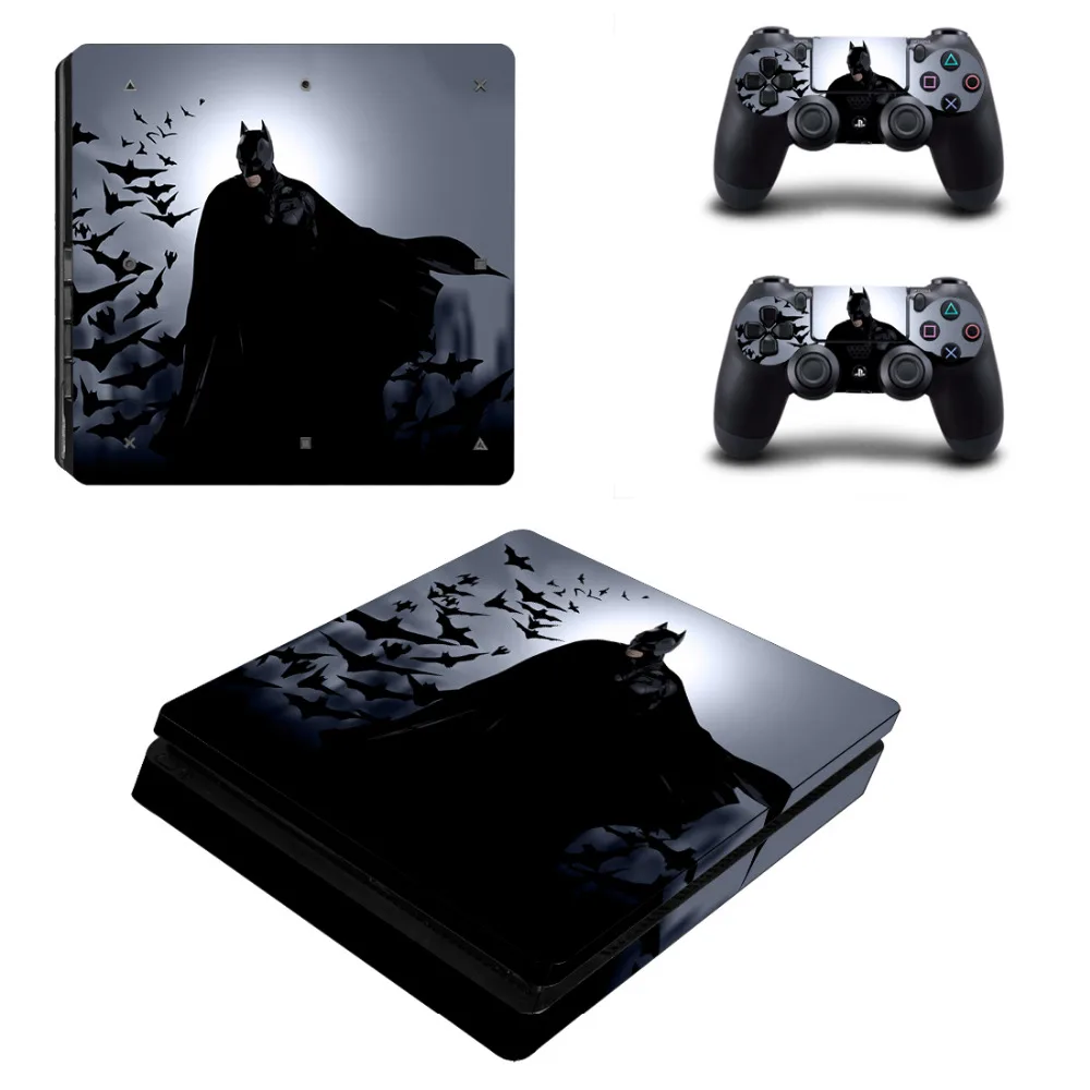 DC Джокер и Бэтмен наклейка PS4 тонкий стикер кожи для sony playstation 4 консоли и 2 контроллеров PS4 тонкий стикер кожи