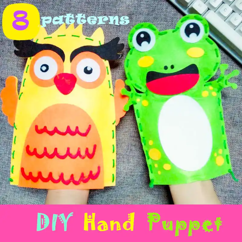 animal hand puppets diy