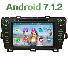 2GB RAM 8” Android 7.1 Quad Core 4G SWC BT Wifi Multimedia Car DVD Player Stereo Radio GPS Navi for Toyota Prius RHD 2009-2015